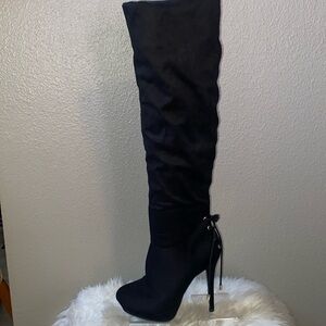 ▪️▪️BLACK SUEDE KNEE HIGH BOOTS▪️▪️